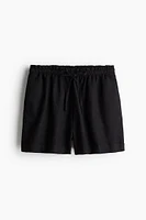 Linen-blend Shorts