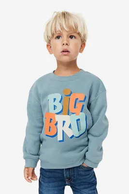 Printed Sibling Sweatshirt
