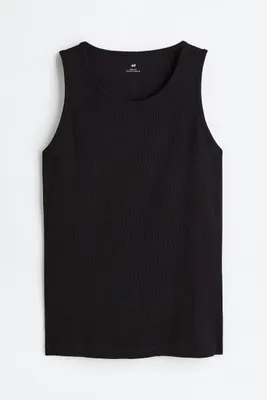 Slim Fit Ribbed Tank Top