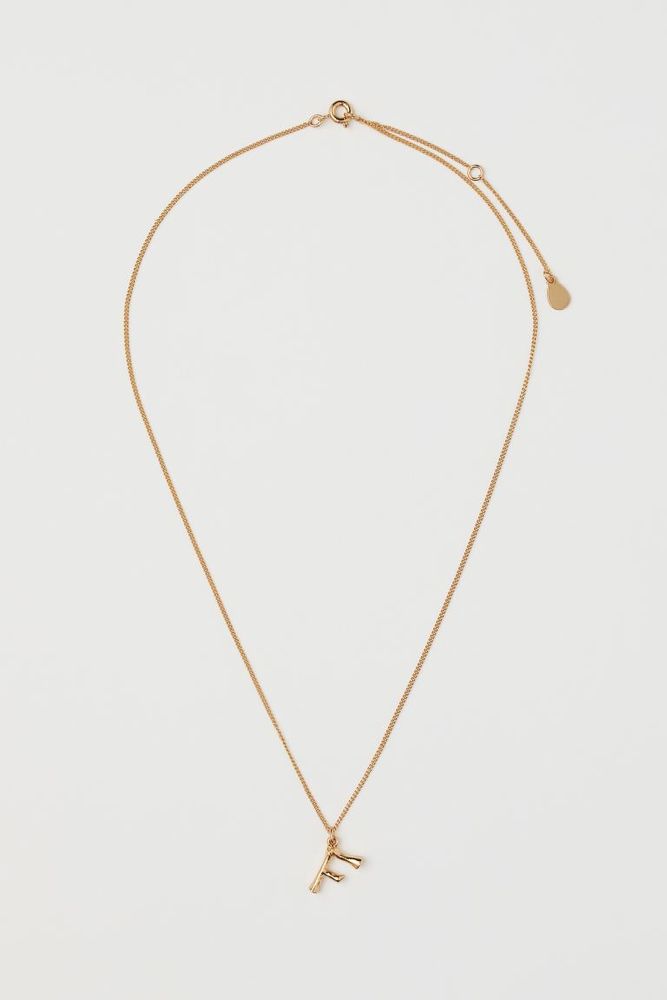 Gold-plated Pendant Necklace