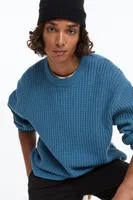 Relaxed Fit Rib-knit Sweater