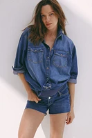 MAMA Denim Shorts