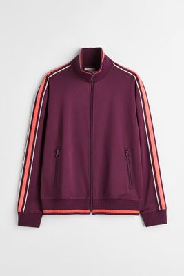 Track Jacket with Side Stripes
