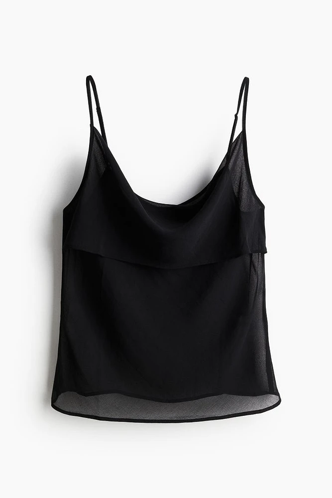 Cowl-neck Camisole Top