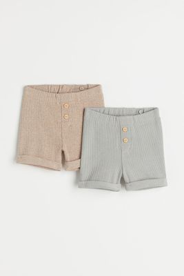 2-pack Cotton Shorts