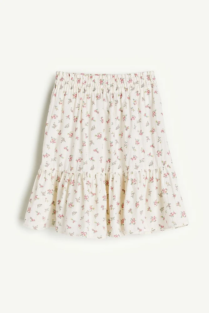 Floral-patterned Skirt