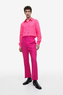 Chemise aérienne plissée
