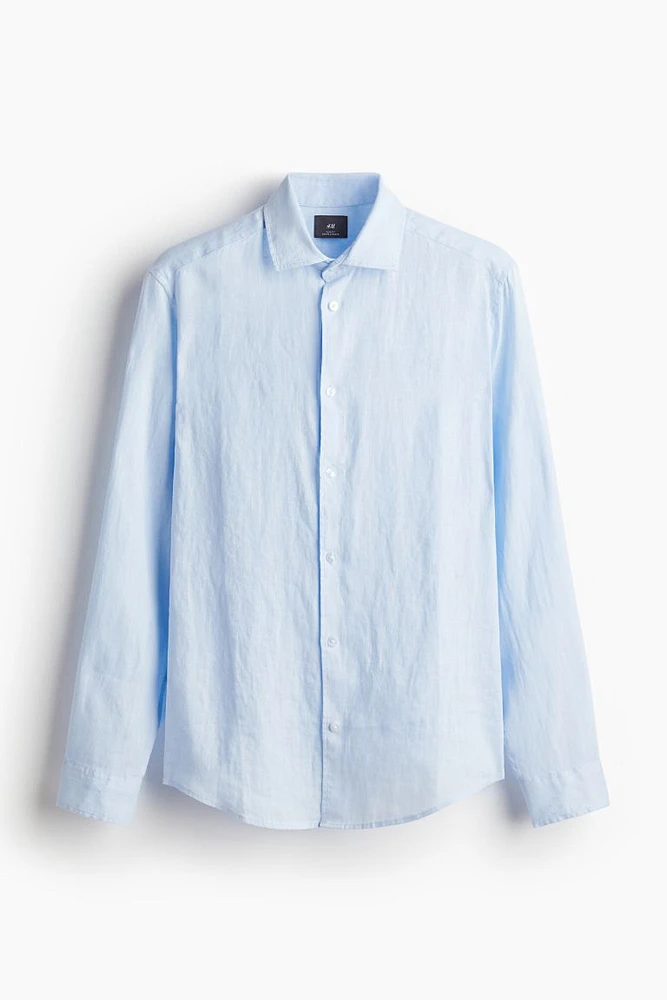 Slim Fit Linen Shirt