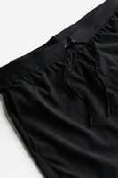 DryMove™ Double-layered Sports Shorts - Black - Kids