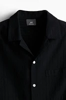 Regular Fit Linen-blend Resort Shirt