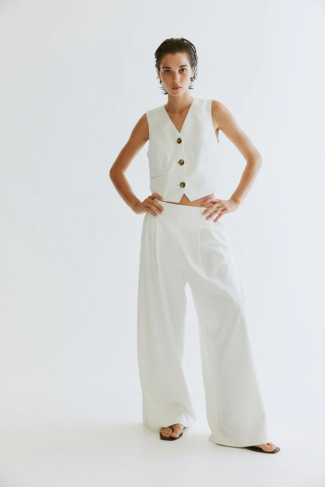 Wide-leg Dress Pants