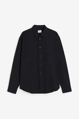 Relaxed Fit Poplin Shirt