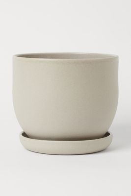 Plant Pot and Saucer