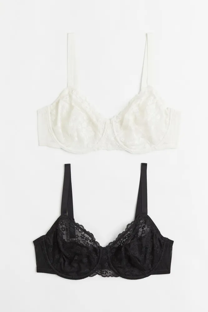 H&M+ 2-pack Non-padded Underwire Bras