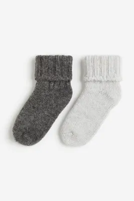 2-pack Wool-blend Socks