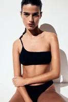 One-shoulder Padded Bikini Top