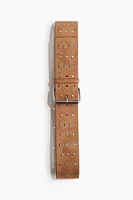 Studded Grommet Belt