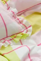 Washed Cotton Twin Duvet Cover Set