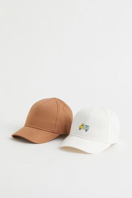 2-pack Cotton Caps
