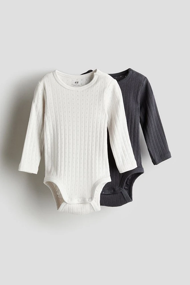 2-pack Long-sleeved Bodysuits