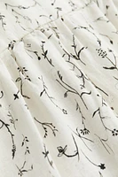 Linen-blend Strappy Dress