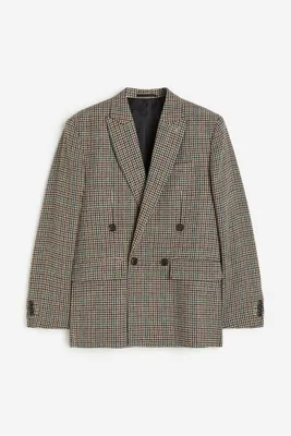 Loose Fit Double-breasted Jacket