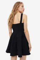Flared-skirt Mini Dress