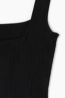 Rib-knit Tank Top