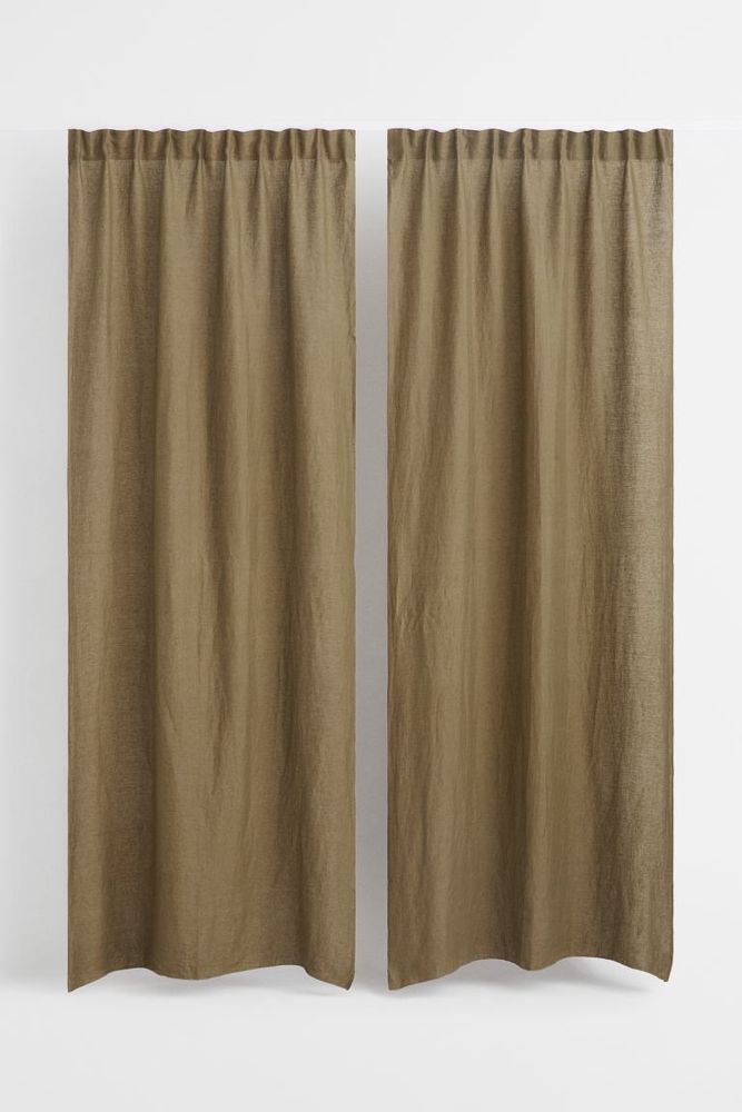 2-pack Multiway Linen Curtains