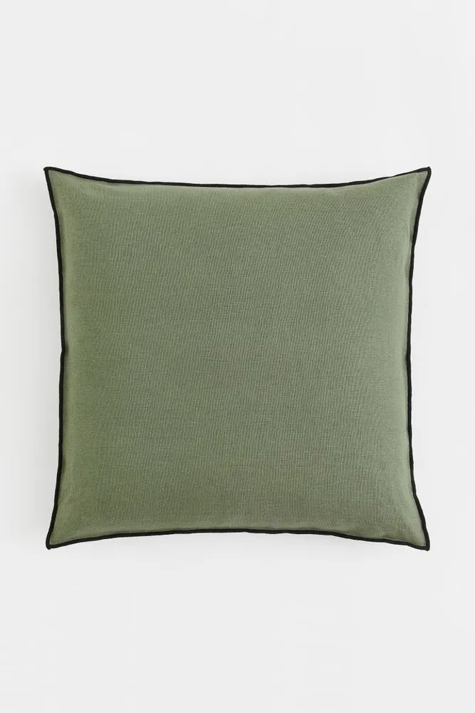 Linen-blend Cushion Cover