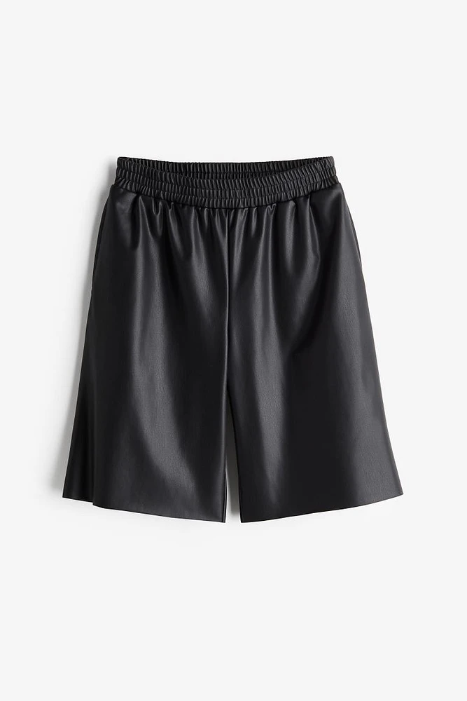 Coated Bermuda Shorts