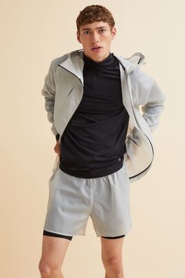 Veste running déperlante