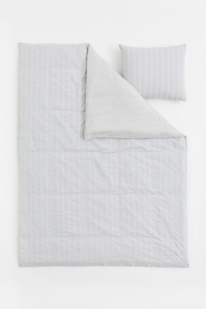 Seersucker Duvet Cover Set