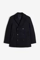 Regular Fit Wool-blend Pea Coat