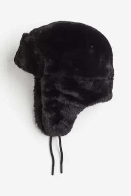 Fluffy Earflap Hat