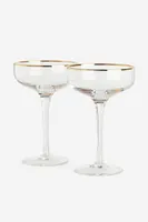 2-pack Champagne Coupes