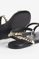 Studded Leather Sandals