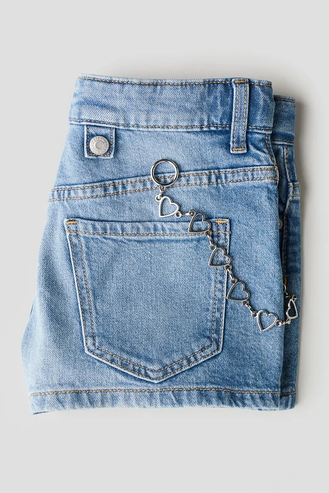 Relaxed Fit Denim Shorts