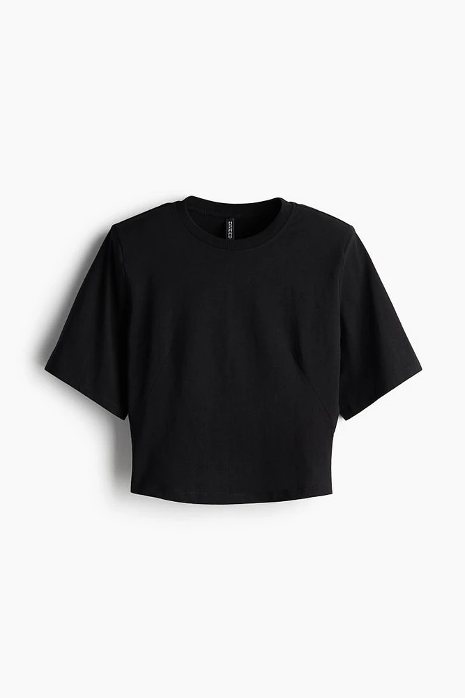 Shoulder-pad T-shirt