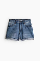 High Waist Denim Shorts