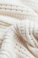 Regular Fit Textured-knit Sweater