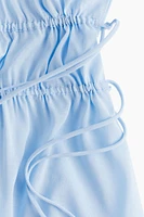 Drawstring-detail Dress