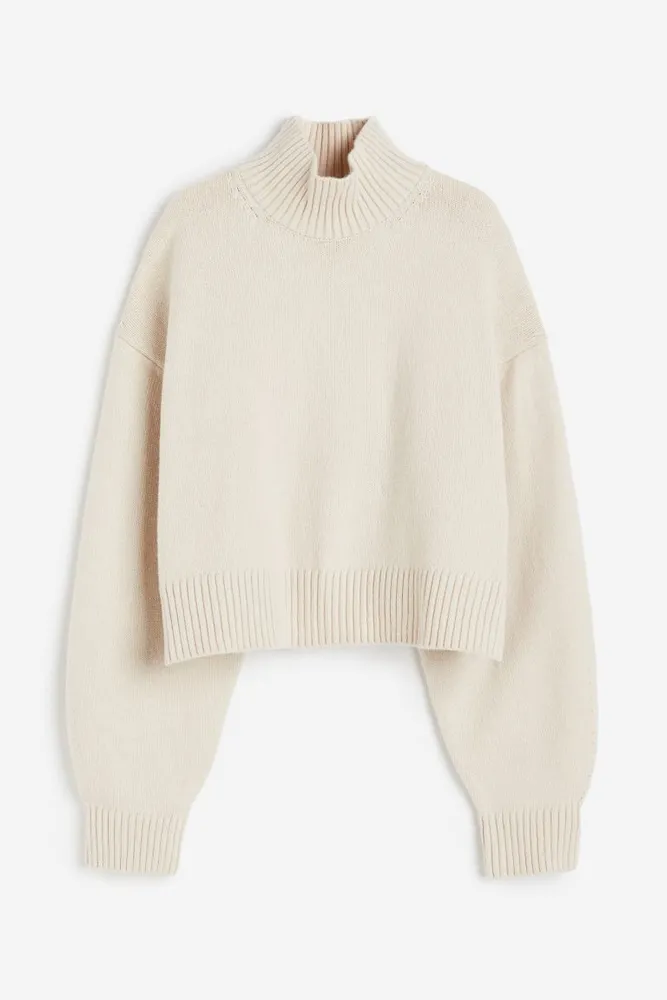 Oversized Mock-turtleneck Sweater