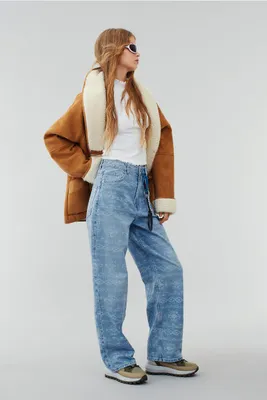 Loose Fit Twill Pants