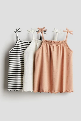 3-pack Bow-detail Tops