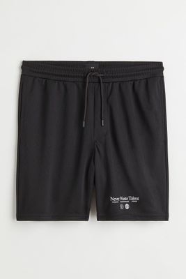 Relaxed Fit Mesh Shorts