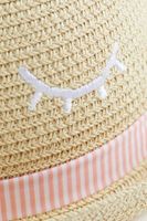 Ear-topped Straw Hat