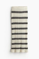 Rib-knit Pencil Skirt