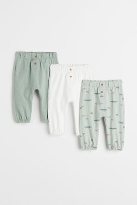 3-pack Cotton Joggers