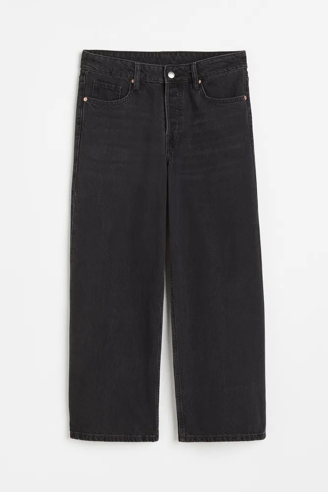 Baggy Wide Low Ankle Jeans